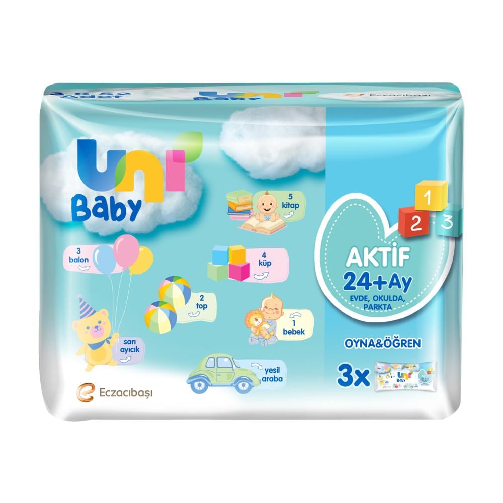 uni-baby-islak-havlu-simple-clean-3x52li
